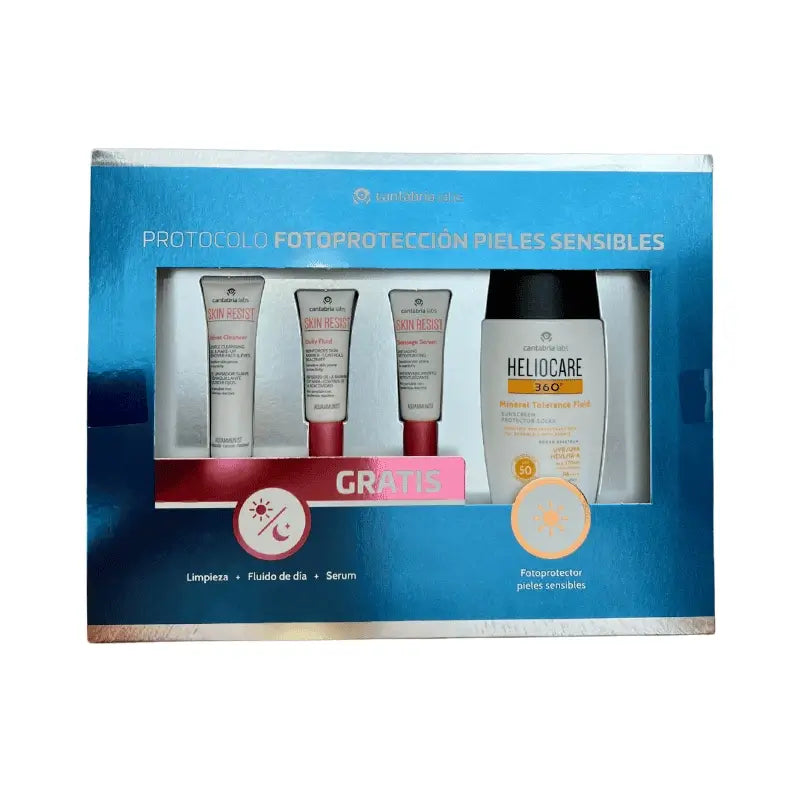 Heliocare Pack 360 Mineral Tolerance Fluid + 3 Skin Resist Samples, 1 pc.