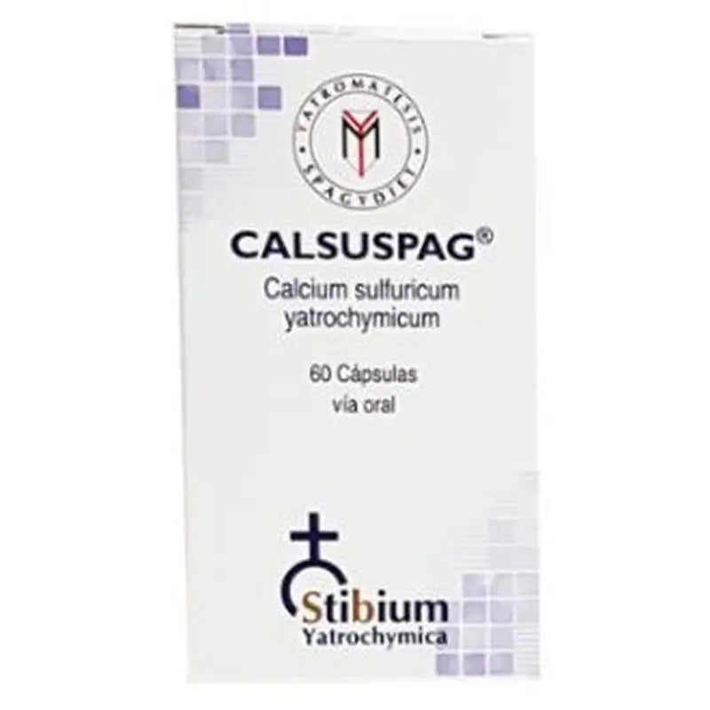 Heliosar Calsuspag Calcium Sulfuricum , 60 Capsules
