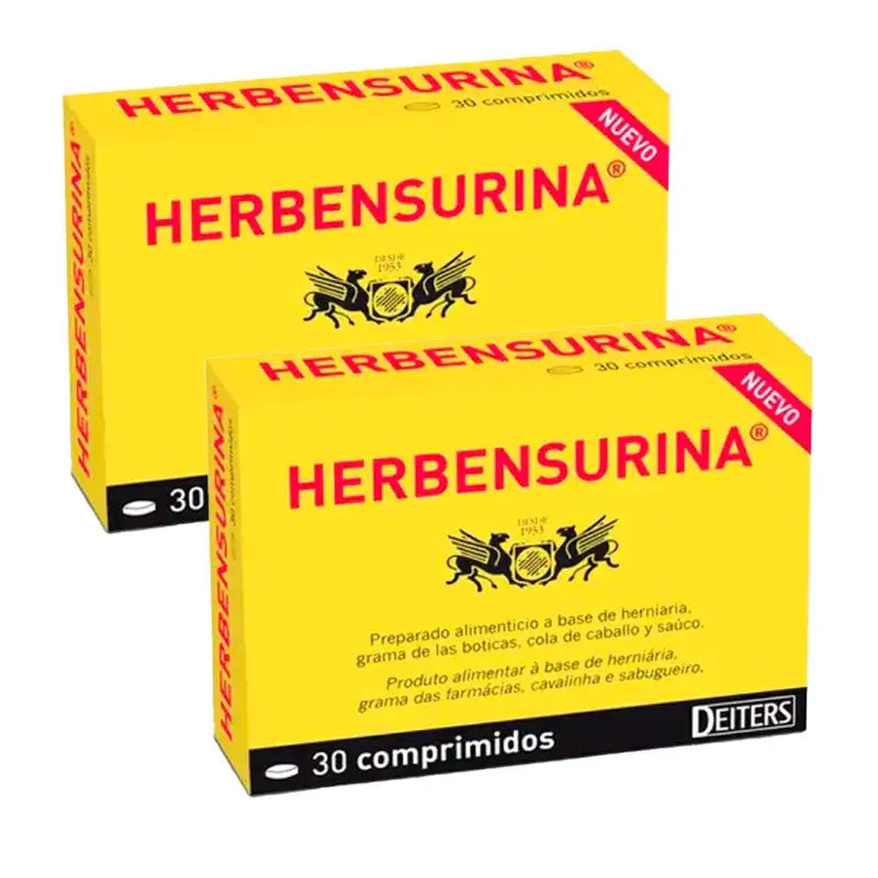 Herbensurina Renal, Pack 2 x 30 tablets