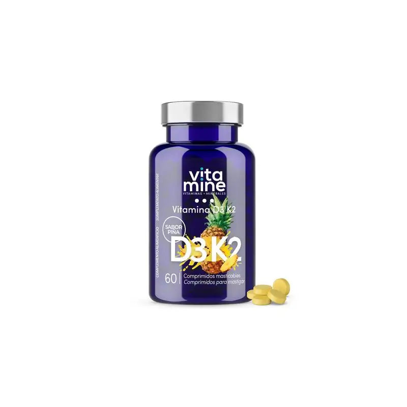 Herbora Vitamin D3 & K2 , 60 chewable tablets