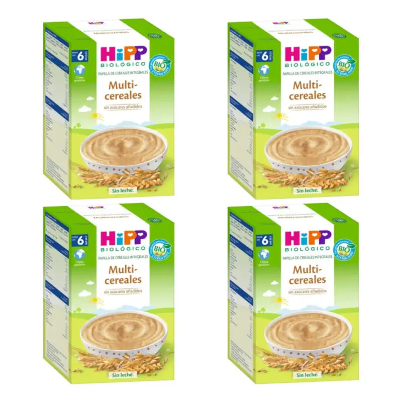 Hipp Multicéréales Bio, lot de 4 x 400 g
