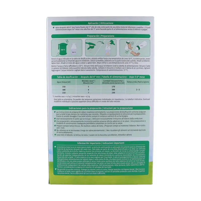 Lait de chèvre Holle Continuation 2, à partir de 6 mois, 400 g