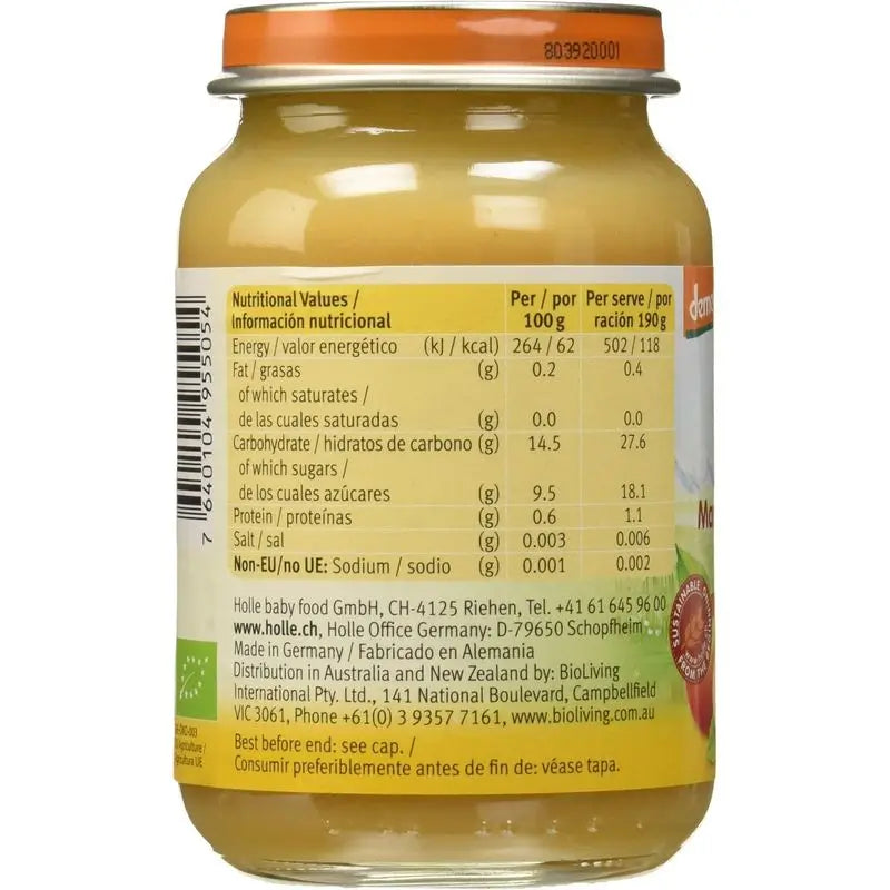 Bocal Holle pommes et pêches