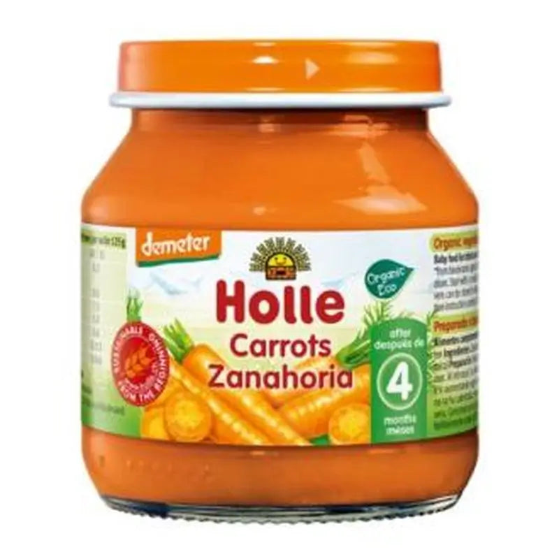 Holle Mini Carrot Jar 4Months 125Gr. Demeter