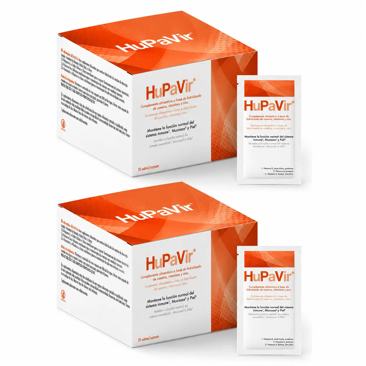 Hupavir 20 sachets, lot de 2
