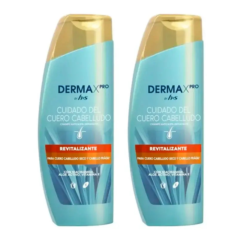 H&S Dermaprox Revitalize Shampooing, paquet de 2 x 300 ml