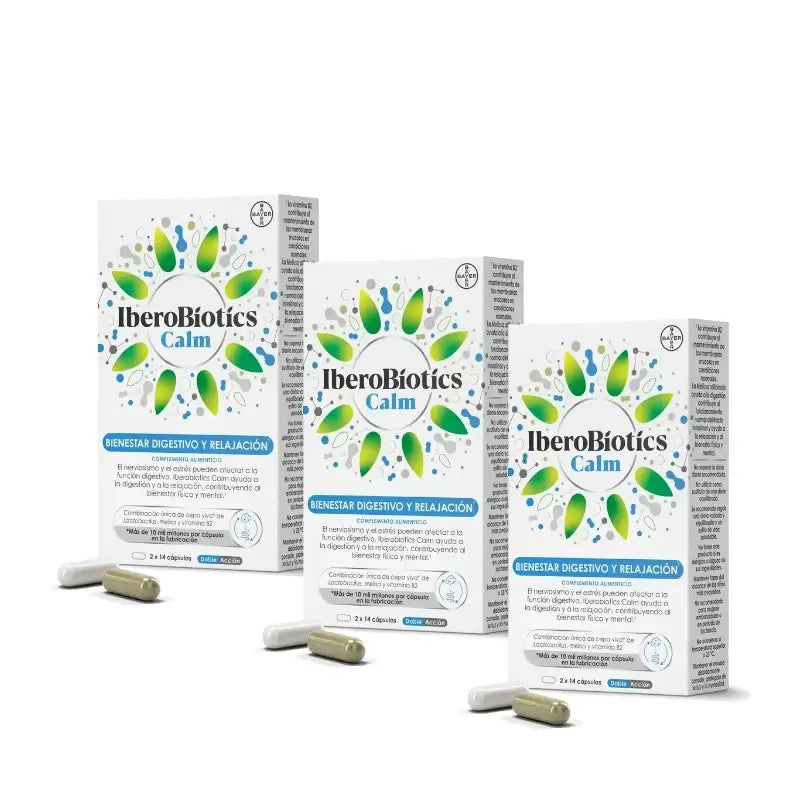 Iberobiotics Calm, lot de 3 x 28 gélules