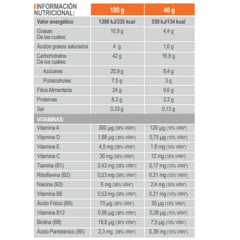Barre énergétique Infisport 40 g