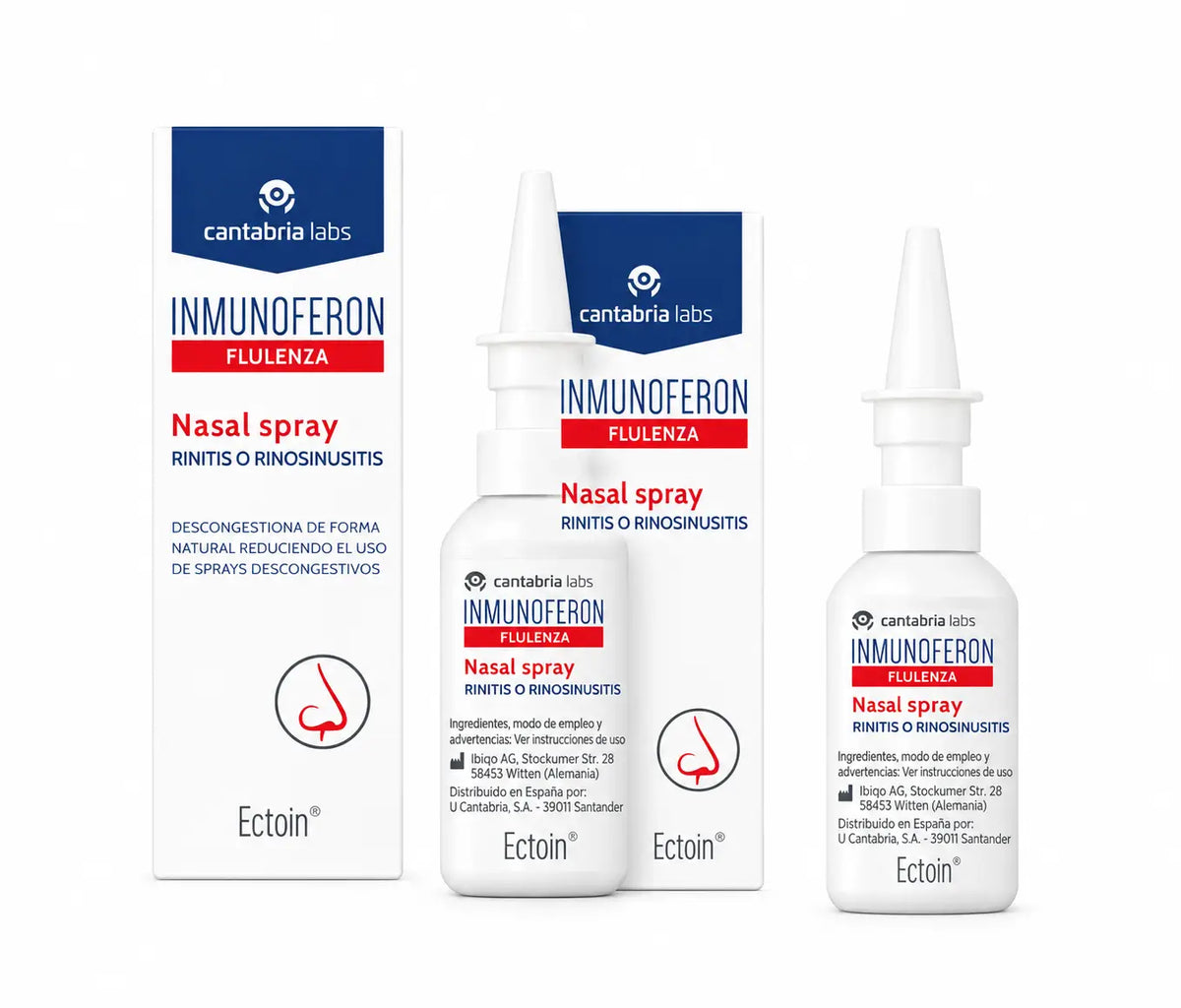 Inmunoferon Flulenza Spray nasal, 20 ml, lot de 2