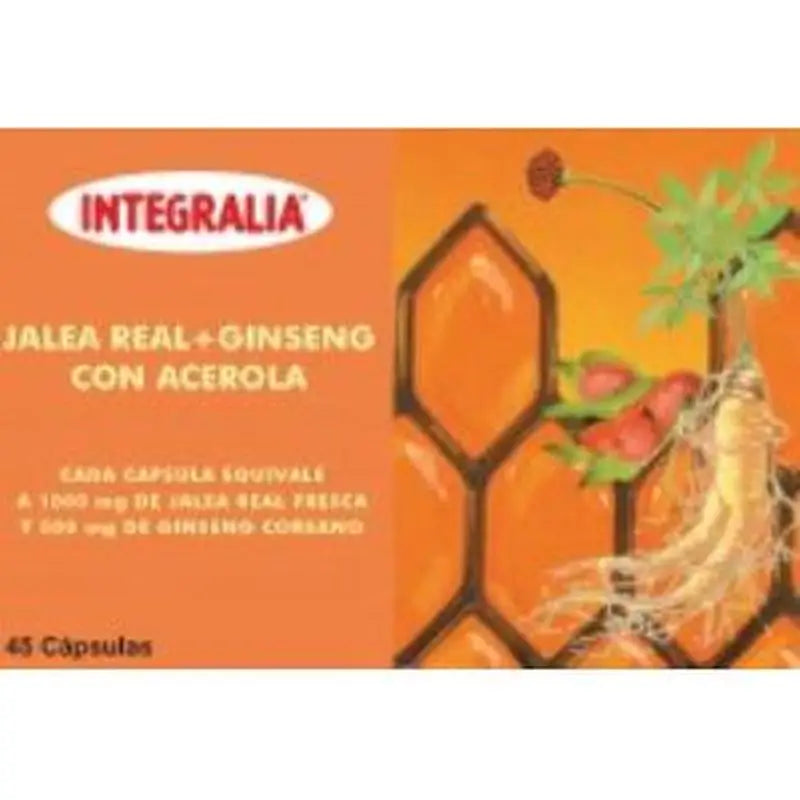 Integralia Royal Jelly + Ginseng with Acerola 45 Capsules
