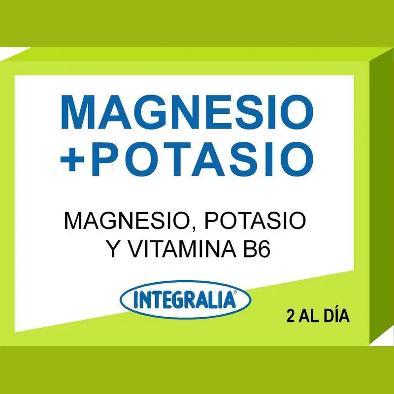 Integralia Magnesium + Potassium + Vitamin B6, 60 Capsules