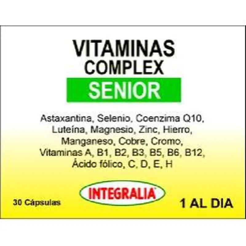 Integralia Vitamins Complex Senior 30 Capsules