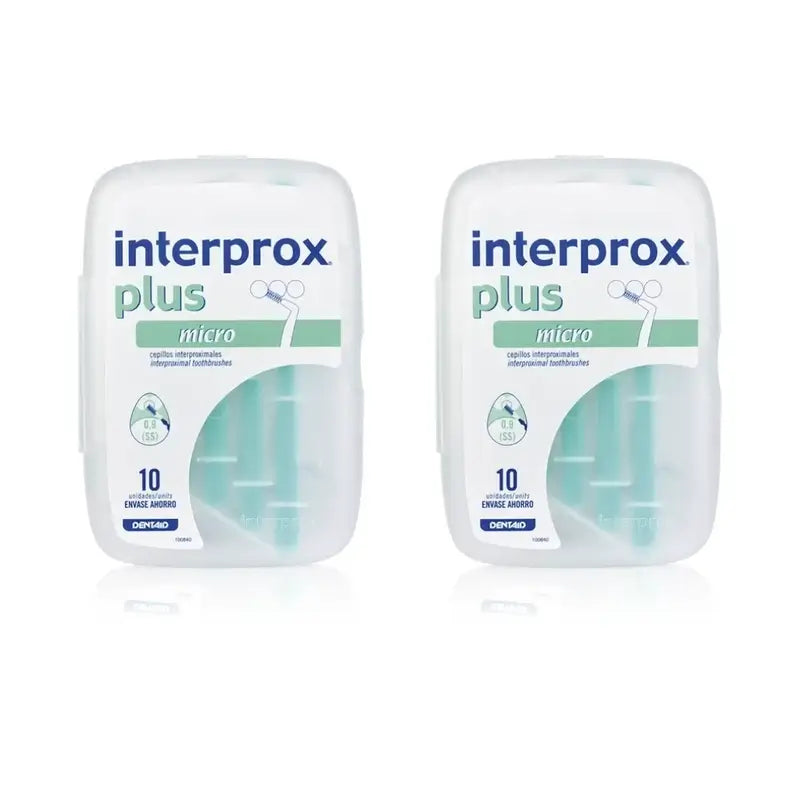 Interprox Interproximal Plus Micro Brosse à dents, 2X10 unités