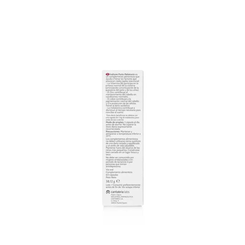 Iraltone Forte Melatonin, 60 gélules