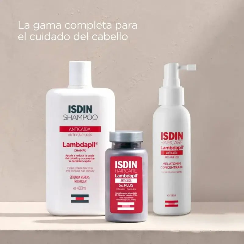 Isdin Lambdapil 5 Alfa Plus Capsules, Pack 3 x 60 Unités
