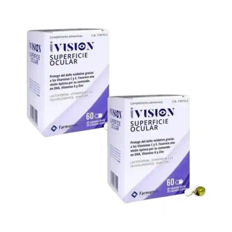 Ivision Surface Oculaire, 2X60 Capsules