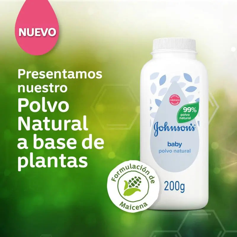 Johnson's Baby Natural Powder, 200 g