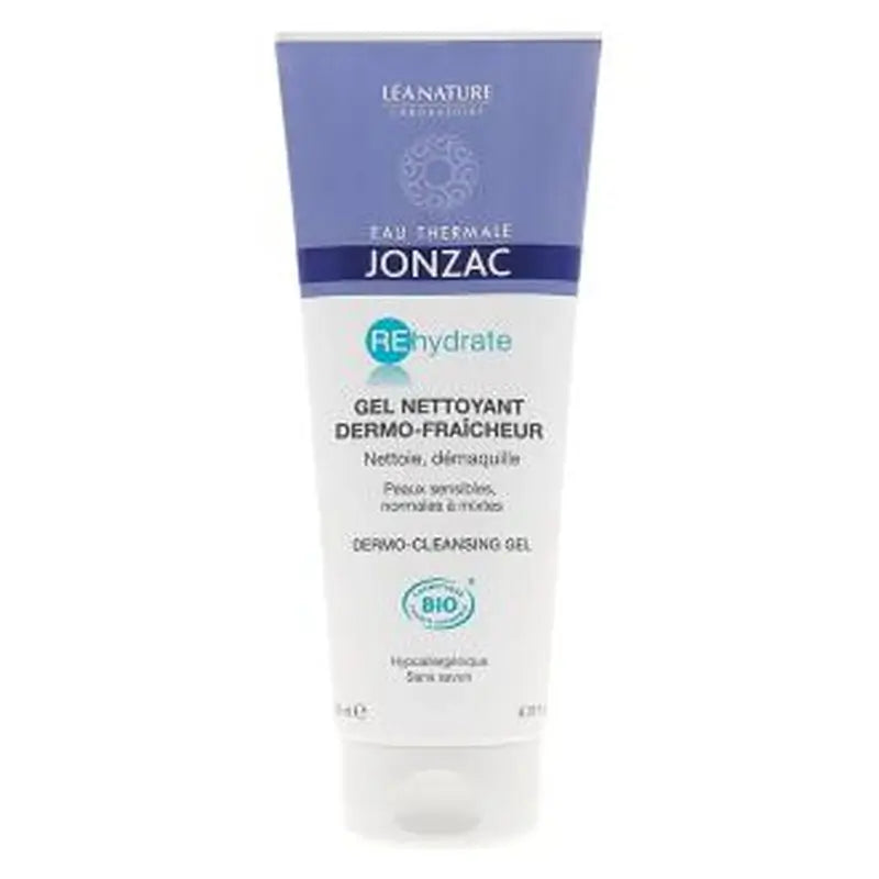 Jonzac Eco-Bio Rehydrate Soap-free Dermo-Cleansing Gel 200Ml. Bio