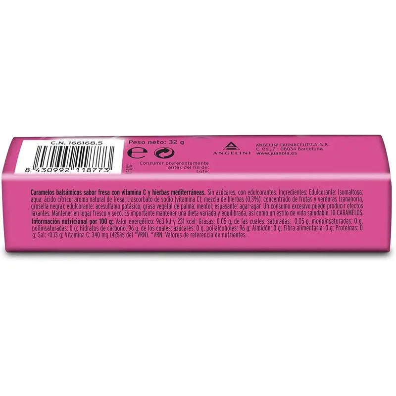 Bonbons Juanola à la fraise, 30gr