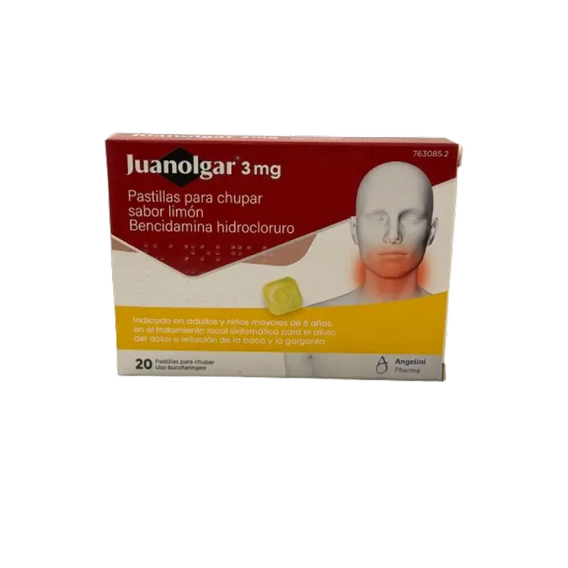 Juanolgar 3 Mg Lemon Flavoured Lozenges, 20 Lozenges