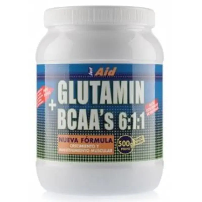 Just Aid Glutamin + Bcaa Neutral Flavour 500Gr.