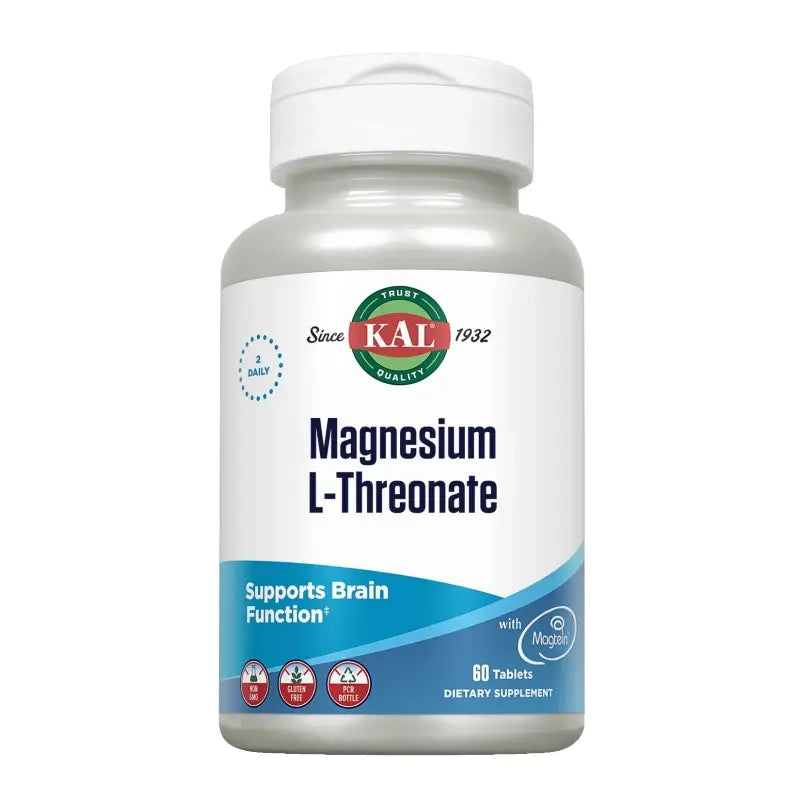 Kal Magnésium L-Thréonate, 60 comprimés