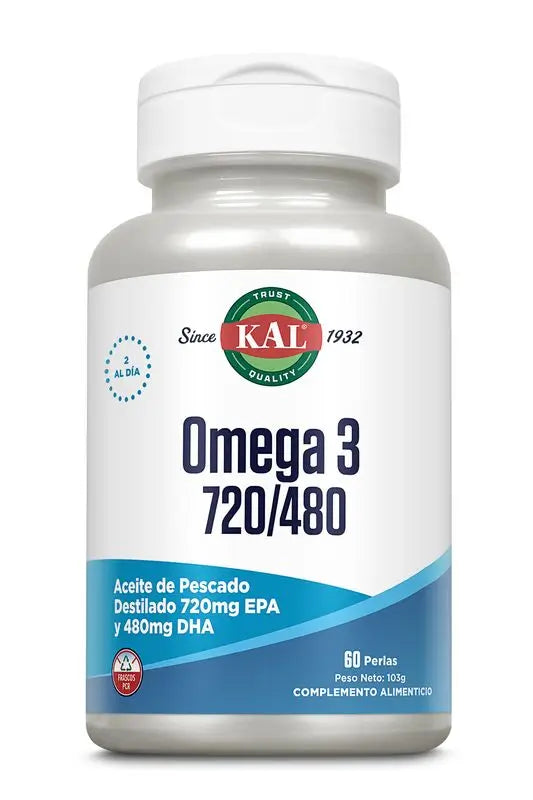 Kal Omega 3 720/480, 60 Pearls