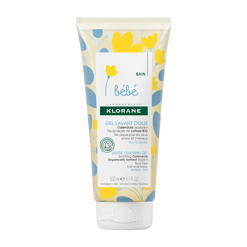 Klorane Baby Bath Gel with Calendula 200 ml