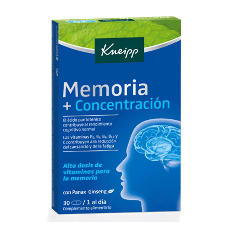 Kneipp Memory & Concentration, 30 tablets