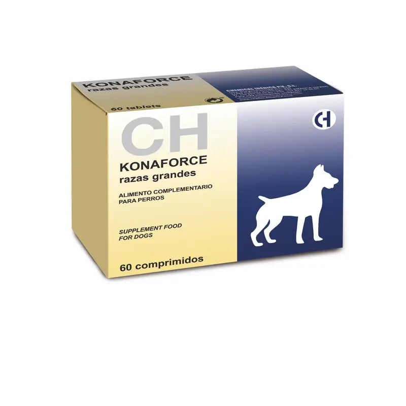 Chemical Konaforce pour grands chiens, 60 comprimés