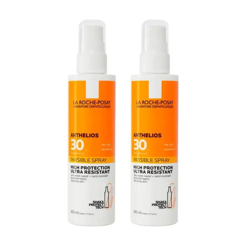 La Roche Posay Anthelios Invisible Spray Spf 30, 2X200 Ml