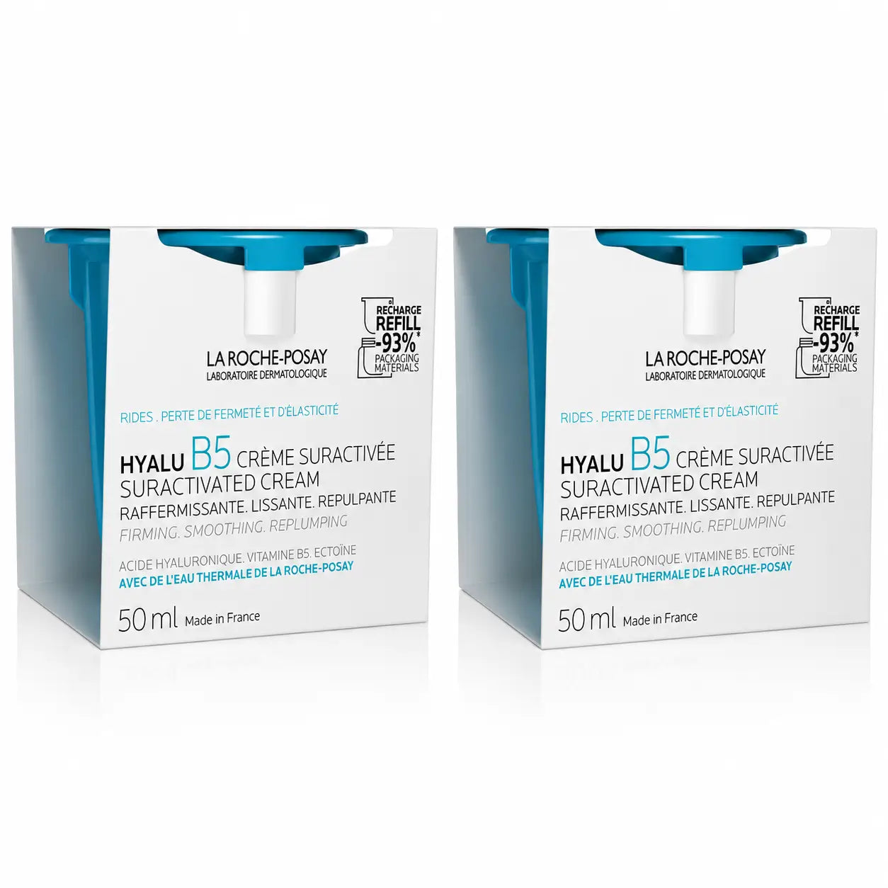 La Roche Posay Pack La Roche-Posay Anti-Ageing Hyalu B5 Suractivated Refill Cream 50Ml, x2