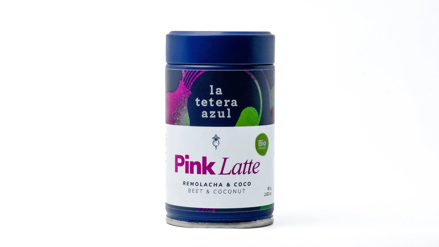 La Tetera Azul Pink Latte 100% Organic, 80g.