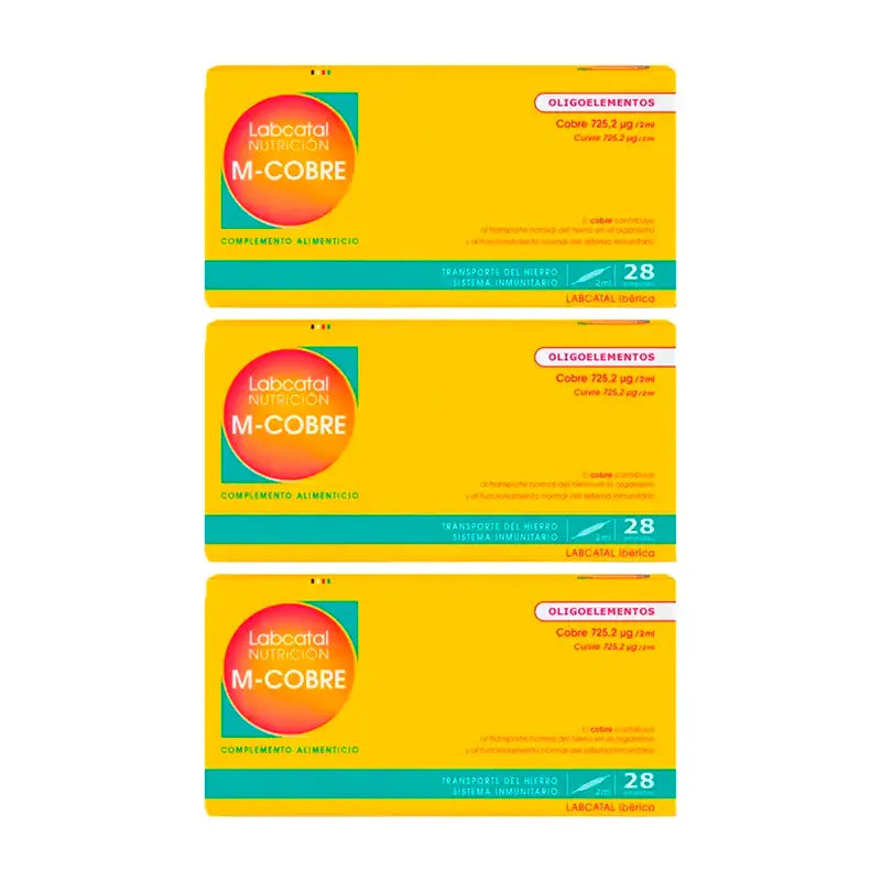 Labcatal Manganèse-Cuivre, 3X28 Ampoules