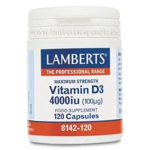 Lamberts Vitamin D3 4000Ui 120 capsules