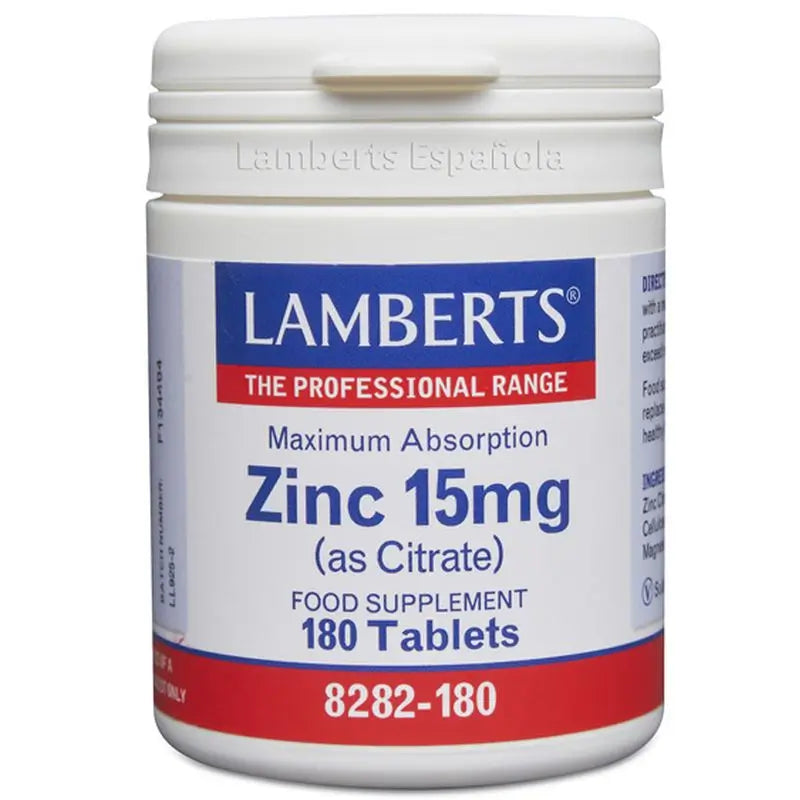 Lamberts Zinc 15Mg , 180 tablets