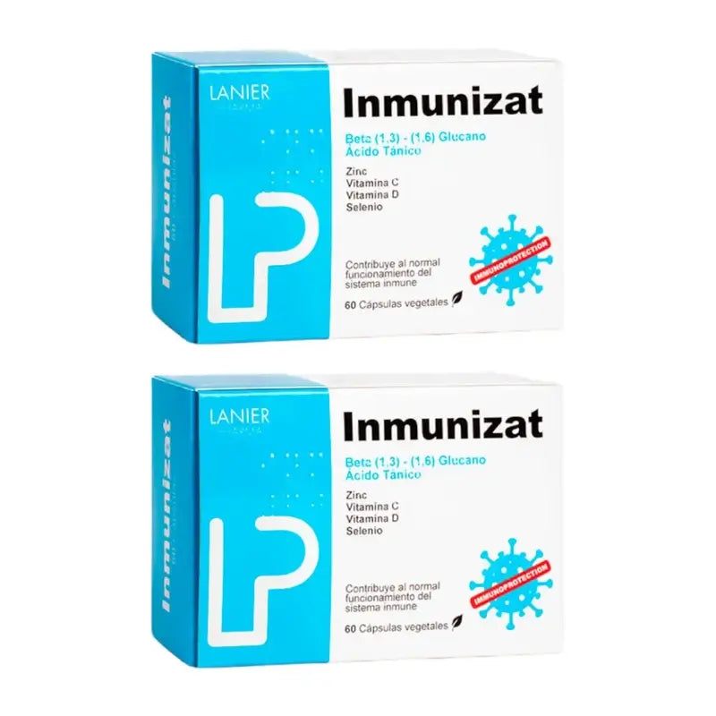 Lanier Pharma Inmunizat Complément Alimentaire , 2X60 Capsules Végétales