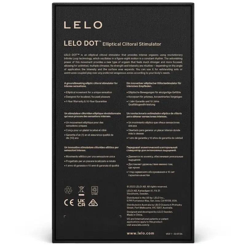Lelo Dot Stimulateur Clitoridien - Violet