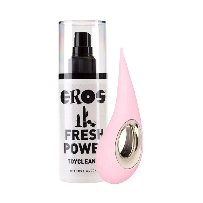 Lelo Dot Clitoris Stimulator - Pink + Eros Power Line Cleaner Toys