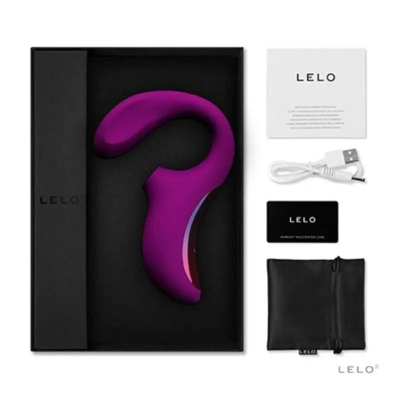 Lelo Enigma Cruise Masseur Sonique Double Stimulation Deep Rose