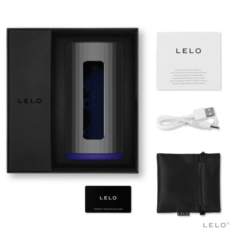 Lelo F1S V2 Masturbateur avec Sdk Blue & Metal Technology