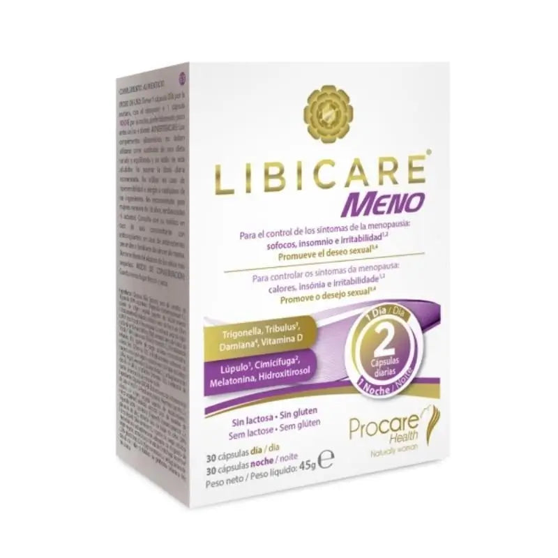 Libicare Meno 60 Capsules, day & night