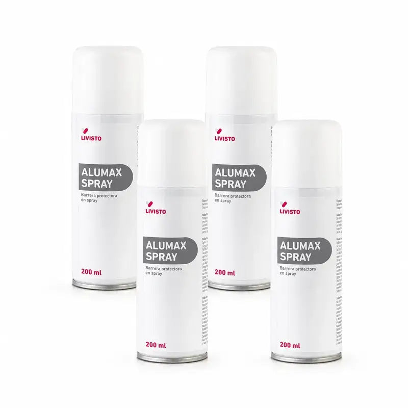 Livisto Alumax Spray, lot de 4 x 200 ml