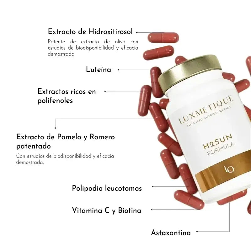 Formule Luxmetique H2Sol 30 gélules
