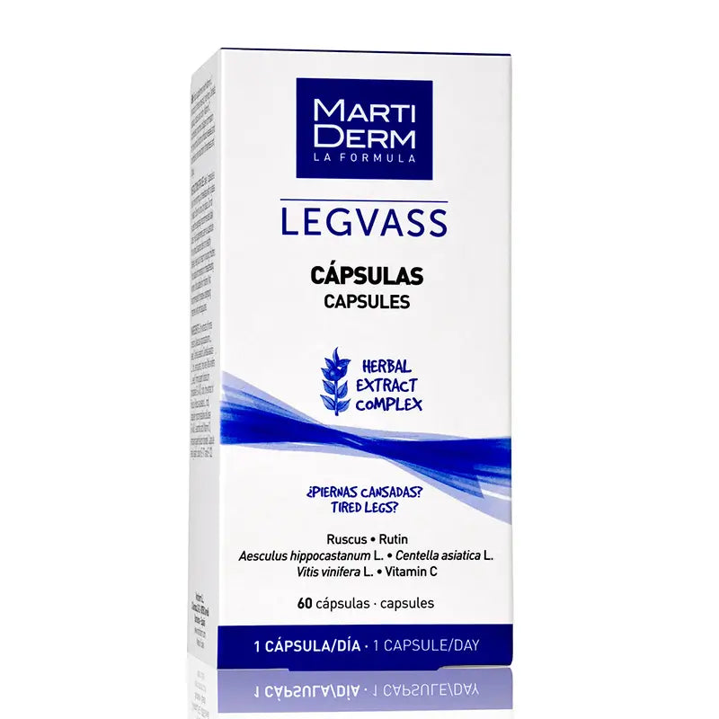 Martiderm Legvass Oral 60 gélules