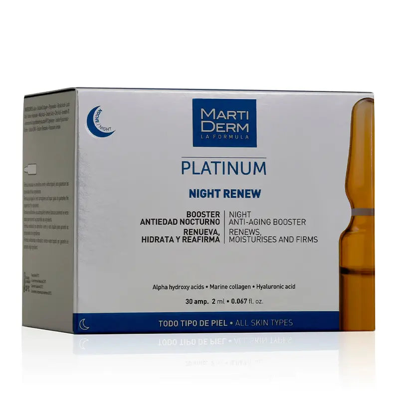 Martiderm Platinum Night Renew 30 Ampoules