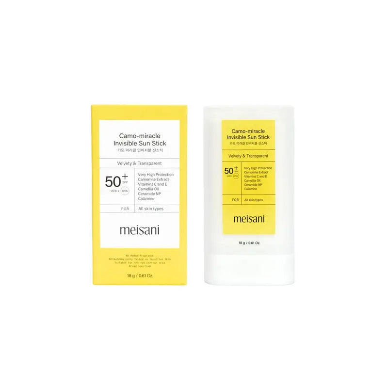 Meisani Camo-Miracle Invisible Sun Stick, 18 g