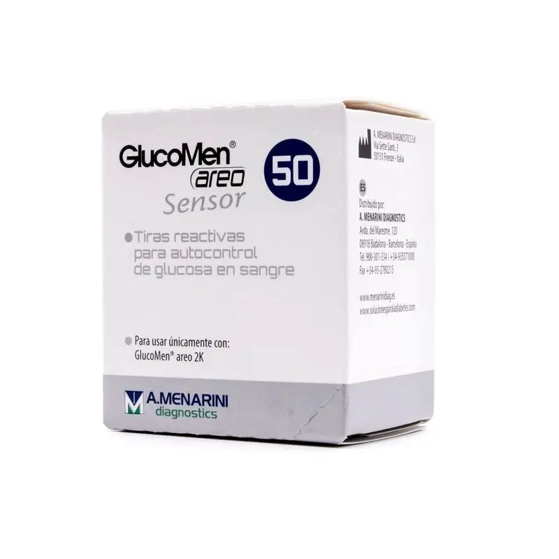 Menarini Glucomen Aereo Sensor Test Strips 50 Units