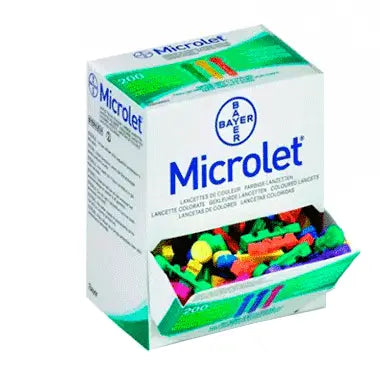 Microlet Coloured Lancets 200 units