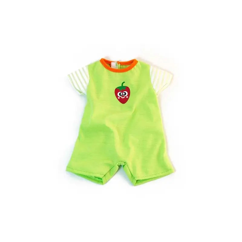 Miniland Green Summer Pyjama Clothes For Doll 38 Cm